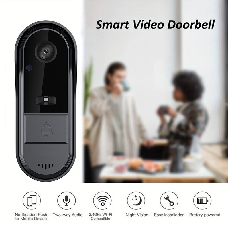 Wireless Smart WiFi Remote Video campanello telecamera intelligente Monitor di sicurezza visiva citofono HD campanello APP telecomando