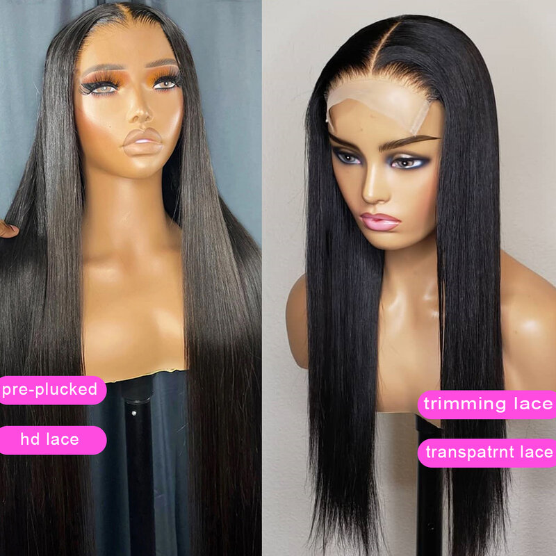Ready To Wear 7x5 HD Lace Glueless Wig Human Hair STRATGHT Hair Wigs Pre Plucked Brazilian Human Hair Wig Pre Cut Lace Wig