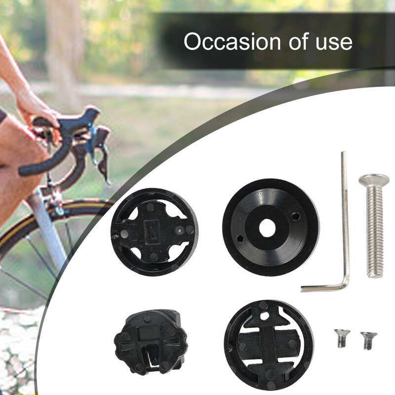 Tingkatkan pemasangan GPS sepeda Anda dengan braket dudukan Holder aluminium Alloy Premium kompatibel dengan untuk Garmin/Bryton/CatEye