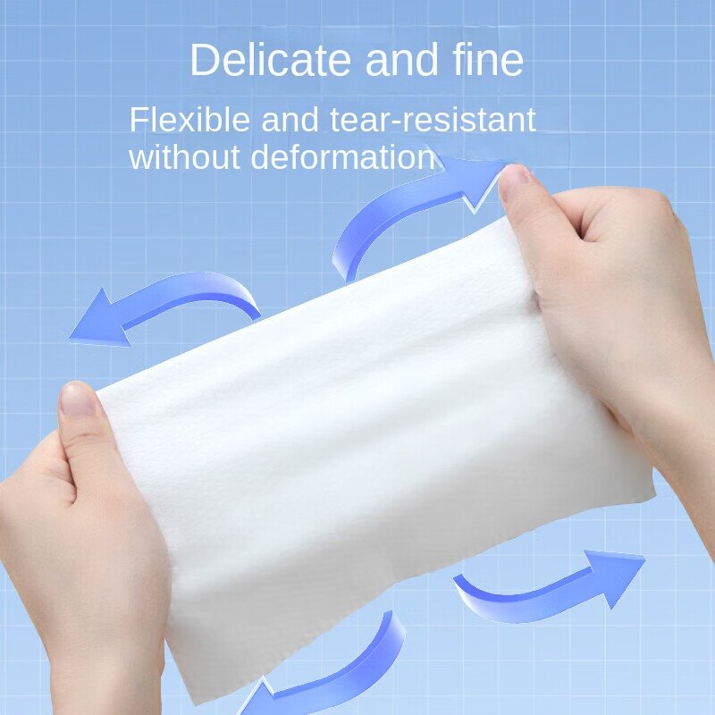 Хлопковое полотенце FulCotton, салфетки для лица, удаление макияжа Rnd, очищающее одноразовое полотенце для лица