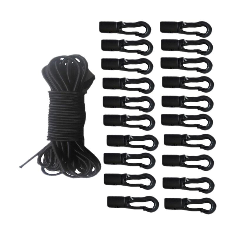 Elastic Rope with Buckle Cords Elastic Cord for Canoe Kayaks