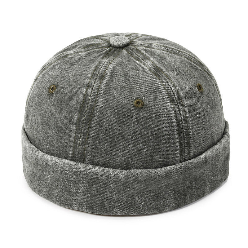 Кепка унисекс в стиле ретро, регулируемая шапка без козырька, модная уличная шапка в стиле хип-хоп, однотонная облегающая шапка, винтажные кепки