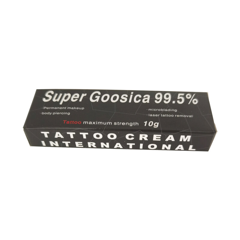 Newest High-Quality 99.5% Super Gooscia Tattoo Cream Before Permanent Makeup Microblading Piercing Eyebrow Lips Body Beauty 10g