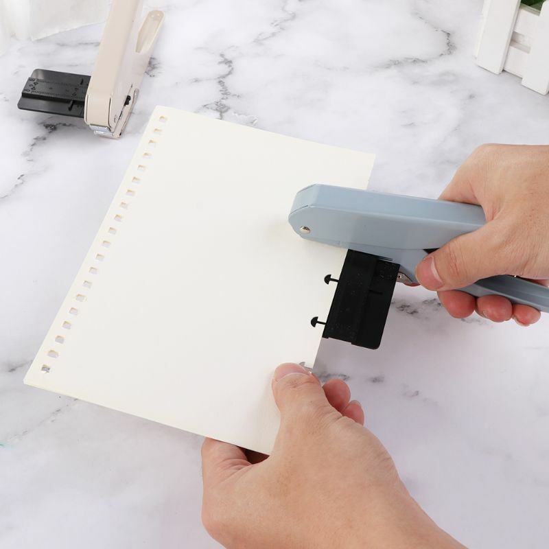 Mushroom Hole Office Punches Paper Cutter Loose Sheet DIY School Supplies Dropship