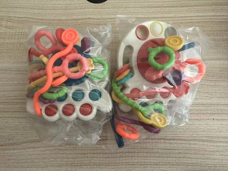 Ontwikkeling Spel Fijne Motor Sensorial Baby Toy Pull String Montessori Sensorische Speelgoed Activiteit Educatief Speelgoed Voor Kinderen 1 2 3 Jaar