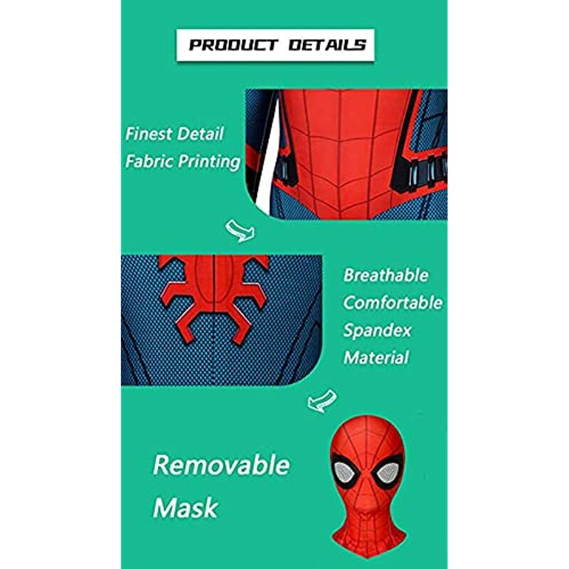 Spiderman Kostüm für Kinder Erwachsene Tobey Maguire Cosplay Bodysuit Superheld Zentai Anzug Overall Halloween Karneval Party Kostüme