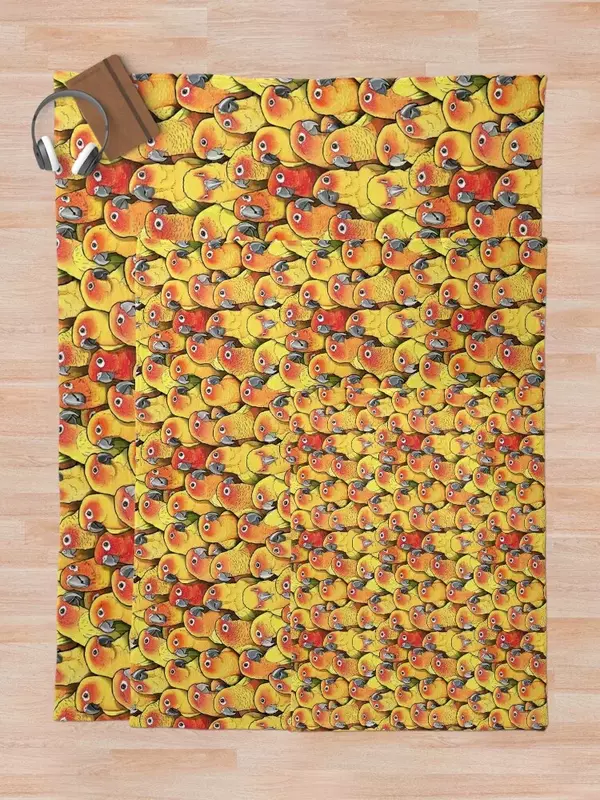 Sun Conures Throw Blanket blankets and throws Travel Extra Large Throw Blankets