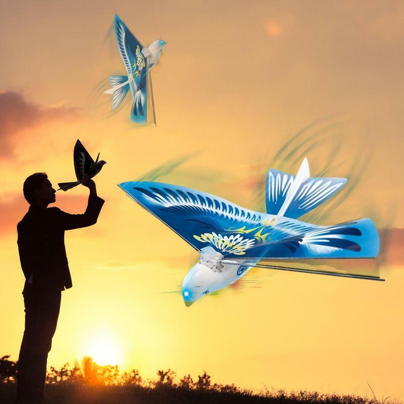 Bird Glider Toy Electronic Flying Bird Drone Toy Interesting Starting Remote Control Toy Planes For Children And Adults