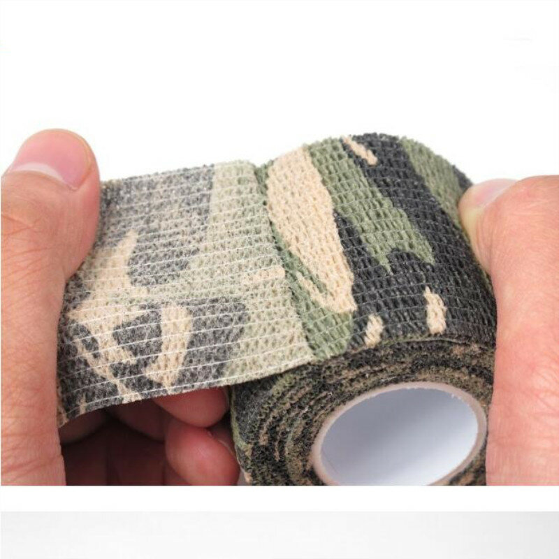 5Cm * 4.5M Camo Self-Adhesive Elastic Bandage สำหรับเครื่องมือฉุกเฉินชุดผ้าพันแผล Travel Non-Woven Wound dressing ผ้าพันแผล