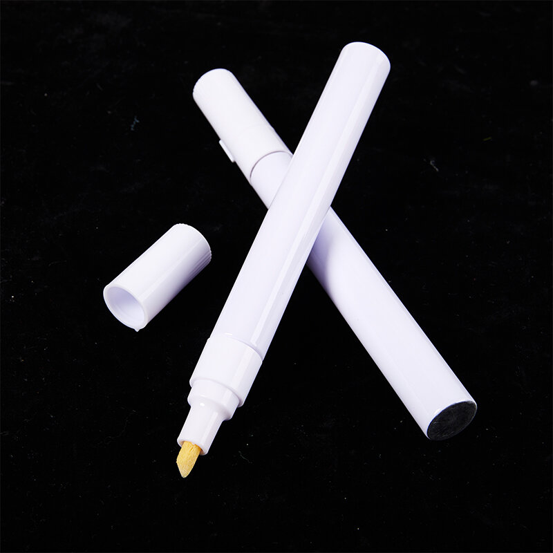 Double Head Reversível Nib Paint Pen, vazio recarregável em branco, Fine Nib Marker, Tubo de alumínio, Paint Pen Acessórios, 3-6mm