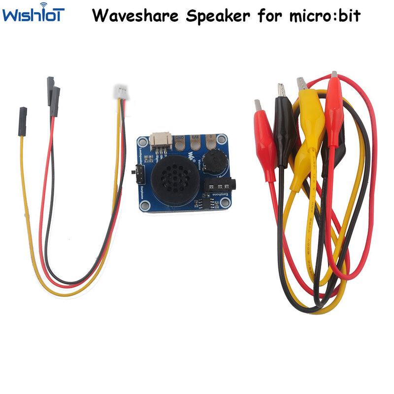 Waveshare-Módulo de expansión de altavoz, Chip Hi-Fi integrado NS8002, ajuste de volumen de sonido para Arduino Project, reproductor de música Micro:bit