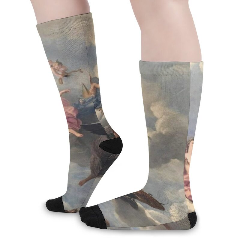 Ästhetische Renaissance Engel Socken Geschenke für Männer Strümpfe Kompression