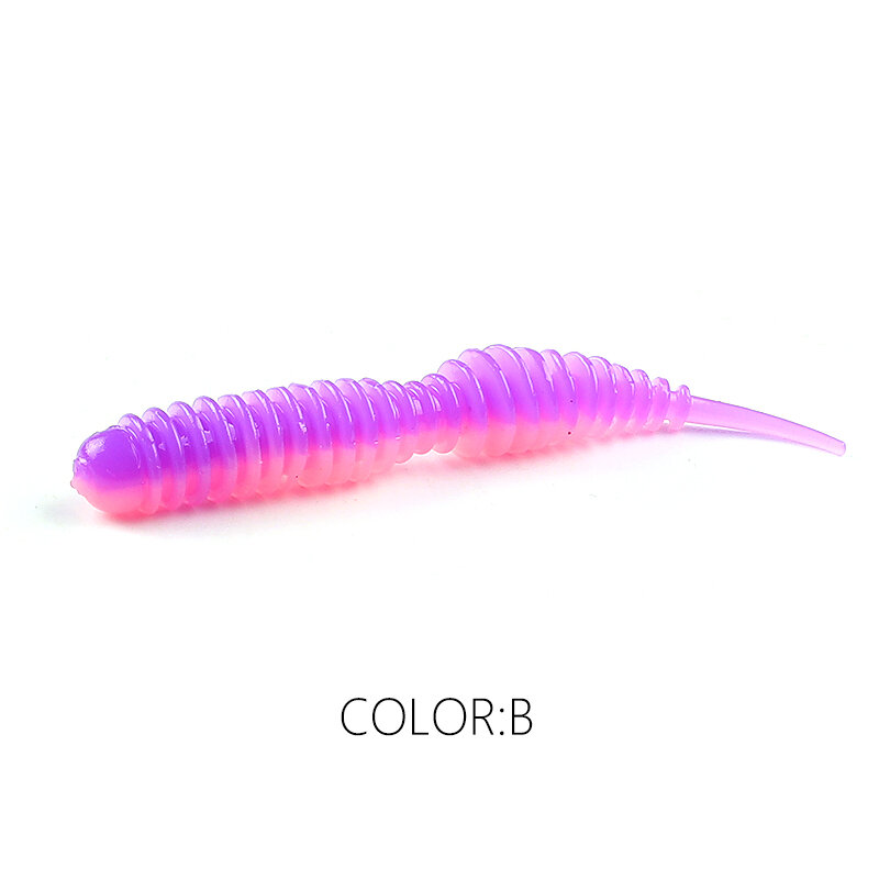 Supercontinent worm bait soft bait Tanta 40mm 63mm fishing lures Smell with Salts Soft Silicone Fishing Lure Free Shipping