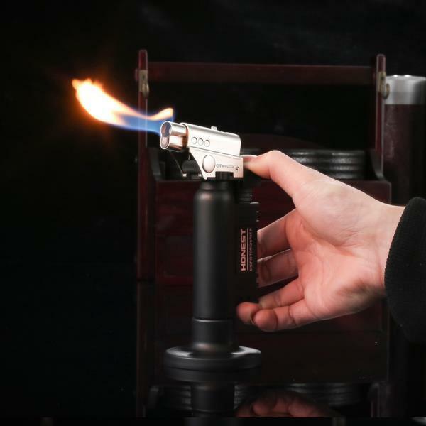 Double Fire Torch Lighter Outdoor EDC Barbecue Camping Welding High Temperature Spray Fire Gun Welding Gun