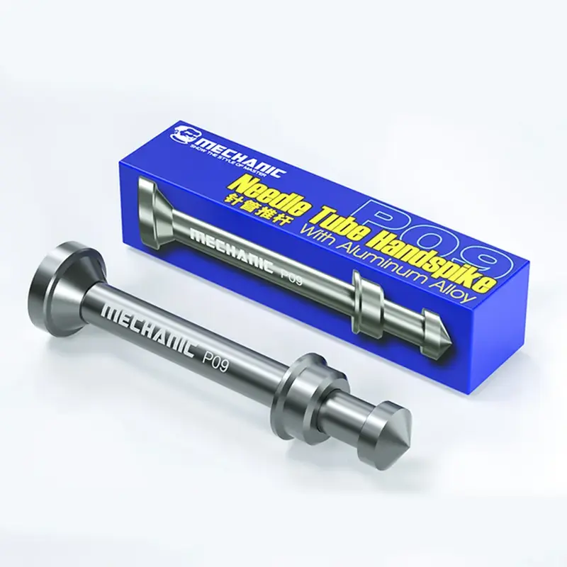 MECHANIC Aluminum Alloy Tube Piston P09 Solder Paste Flux Booster Manual Syringe Plunger Dispenser Propulsion Tool Phone Repair