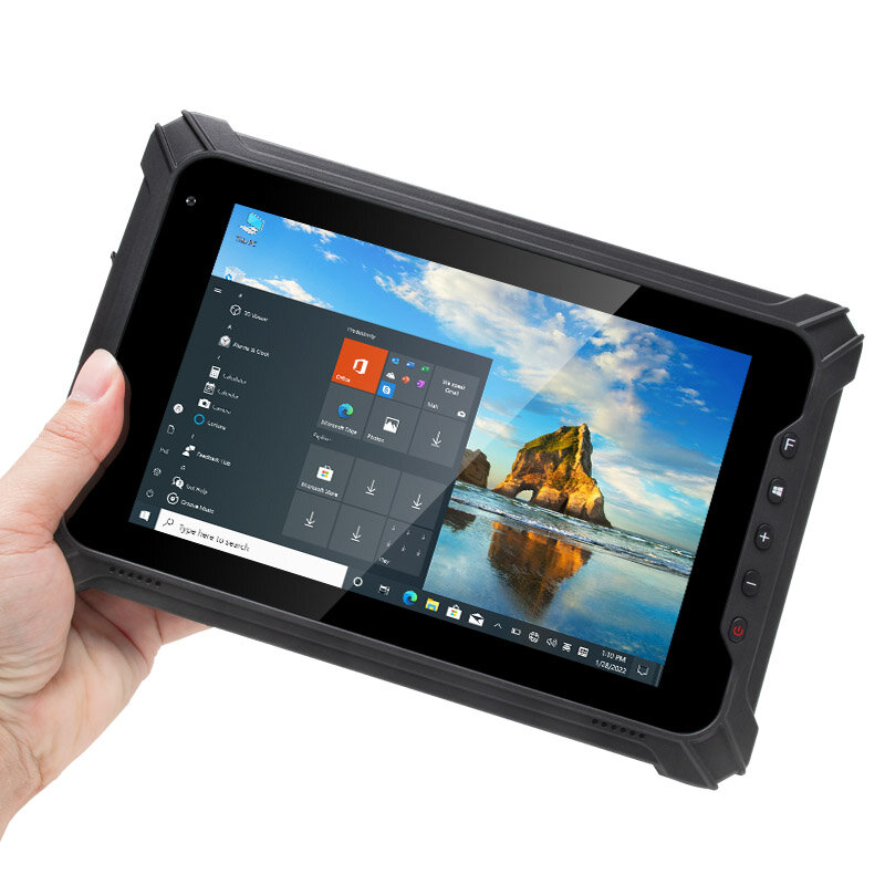 Tablette robuste industrielle, ummy WA WinPad W88, 8 pouces, IP65, 4G, persévérance, Windows 10, UbunaryOS, Intel N5100, Windows 10 Pro Home, IOT Optionnel