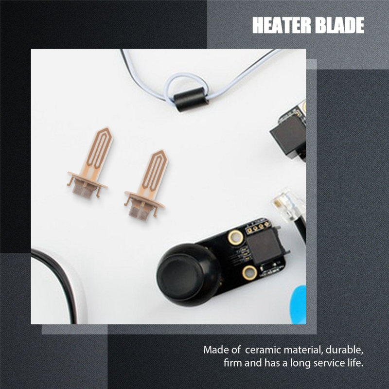 2Pcs Ceramic Heater Blade Heating Stick Blade Replacement Repair Accessories for IQOS 2.4 Plus Repair Parts Accessories