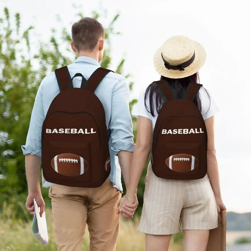 Baseball (football) Classic Backpack for Preschool Primary School Student Book Bags Boy Girl Kids Daypack Gift