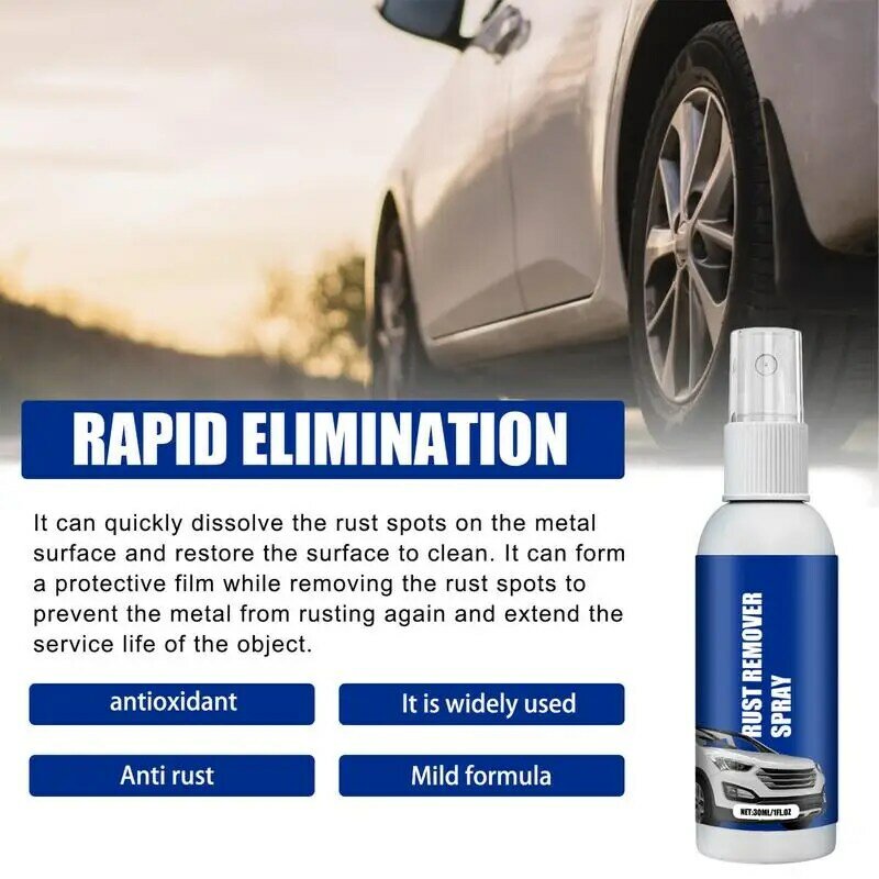 Multipurpose Car Rust Remover Auto Metal Rust Inhibitor Vehicle Rust Removal Spray For Cars Motorcycle Rv Boat