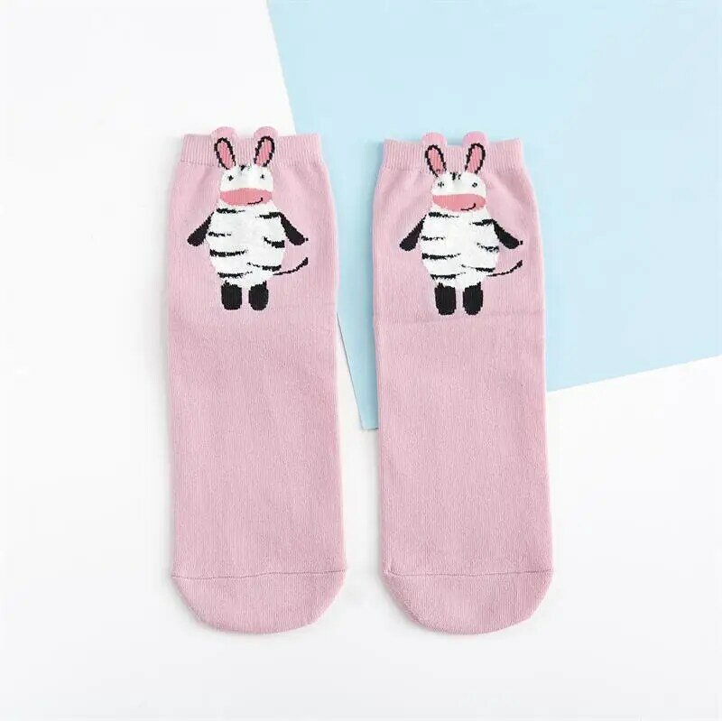 Fashionable and Versatile Spring and Summer Fresh Three-dimensional Feather Yarn Mid Tube Socks for Women's Cotton Socks