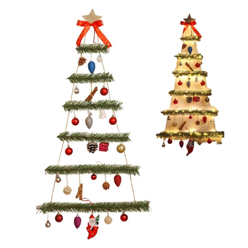 زخرفة شجرة عيد الميلاد DIY شجرة عيد الميلاد الحرفية لديكور المنزل أو مكان العمل