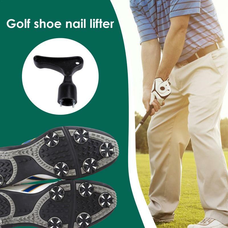 Golf Spikes Removal Tool com interruptor ajustável, Extrator de unhas, Training Aid Acessórios, Presentes para amantes e amigos do golfe