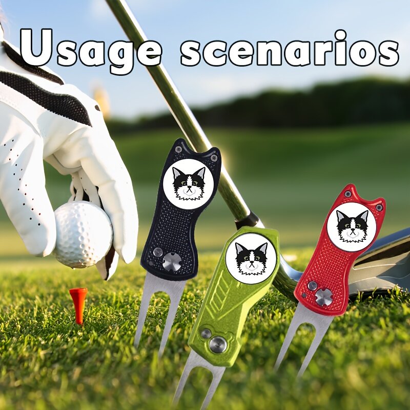 Magnético Golf Cap Clip, Marcador de Bola, Anime Hat Clip, Fun Cartoon Arts, Enviando Prevenção, Presente para entusiastas do golfe