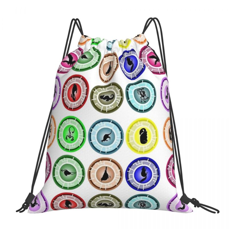 Kratts ransel Fashion portabel tas tali serut bundel saku serba-serbi tas buku untuk pria wanita siswa
