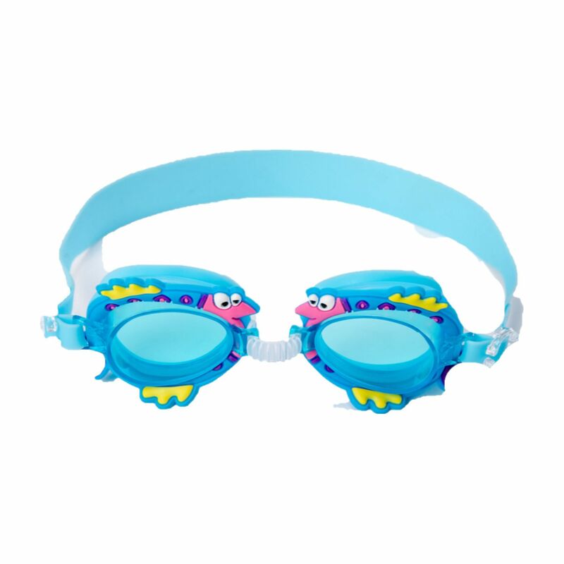 أفضل الأطفال نظارات الوقاية للسباحة لطيف الكرتون الضباب واقية نظارات للأطفال شريط مرآة قابل للتعديل قبول بالجملة