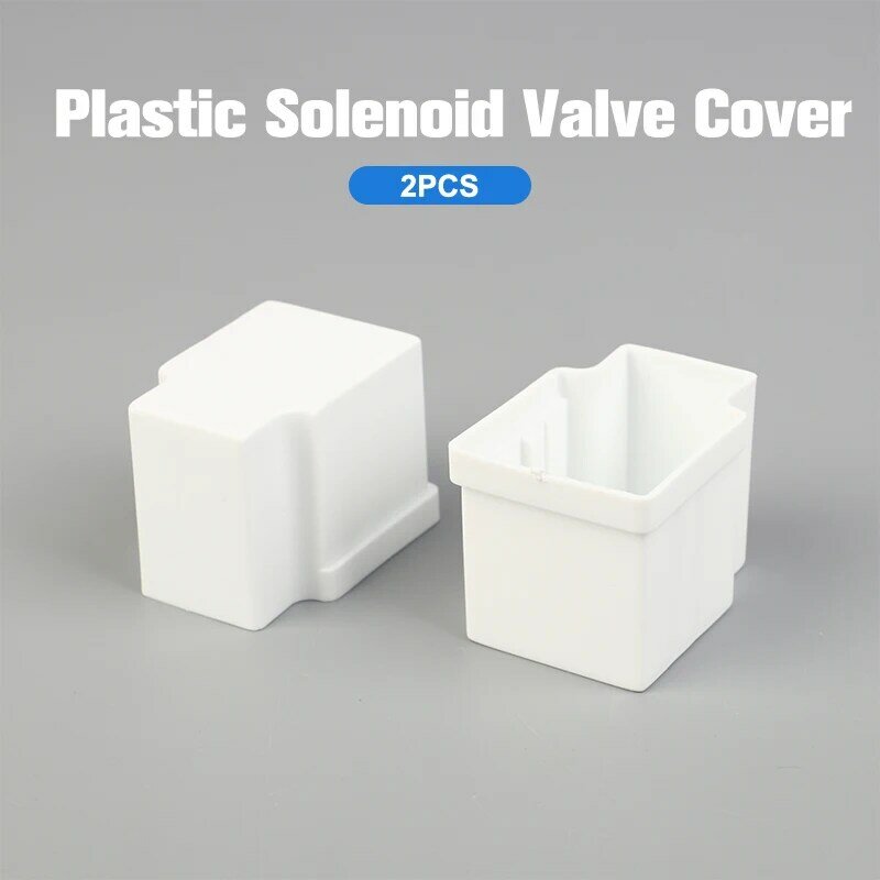 흰색 플라스틱 솔레노이드 밸브 방수 커버, 워터 밸브 뚜껑, 인기 판매 지지대 도매, 2 개
