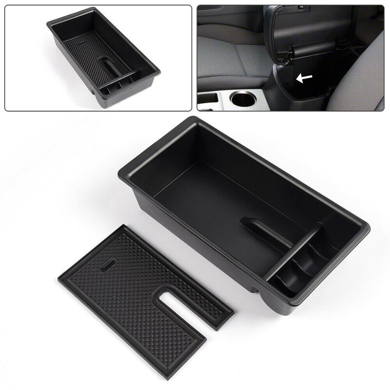 For Toyota Tacoma 2005 - 2015 Center Console Organizer Armrest Tray Storage Box