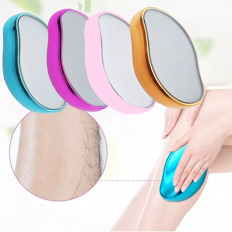 Hot New Painless Physical Hair Removal Epilators Crystal Erase Safe Easy Permanent Cleaning Reusable Body Beauty Depilation Tool