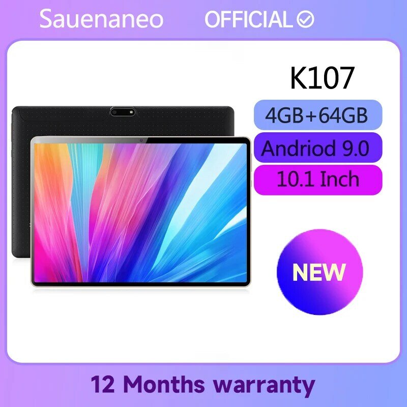 2023 10.1 Inch 4GB RAM 64GB ROM Tablet Pc Octa Core 3G Phone Call Android 9 Google Play Bluetooth Dual SIM Cards WiFi Tablets
