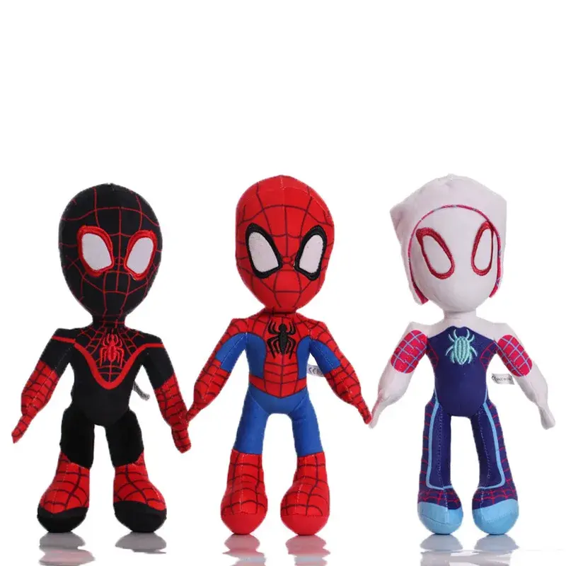 Groot Plush  Marvel Spiderman Plush 18-30cm Toy Soft Stuffed Cartoon Stuffed Doll Large Plush Boy Cloth Doll Pillow Kid Gift