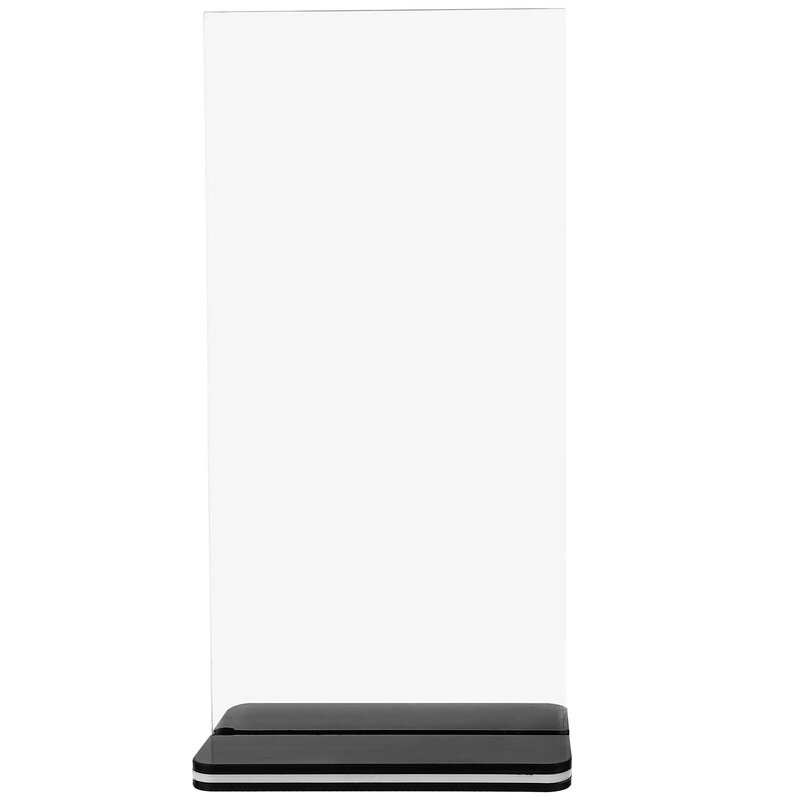 Display Board Homedecor Poster Stand Holder Menu Number Desktop Tabletop Acrylic Paper Restaurant Holders