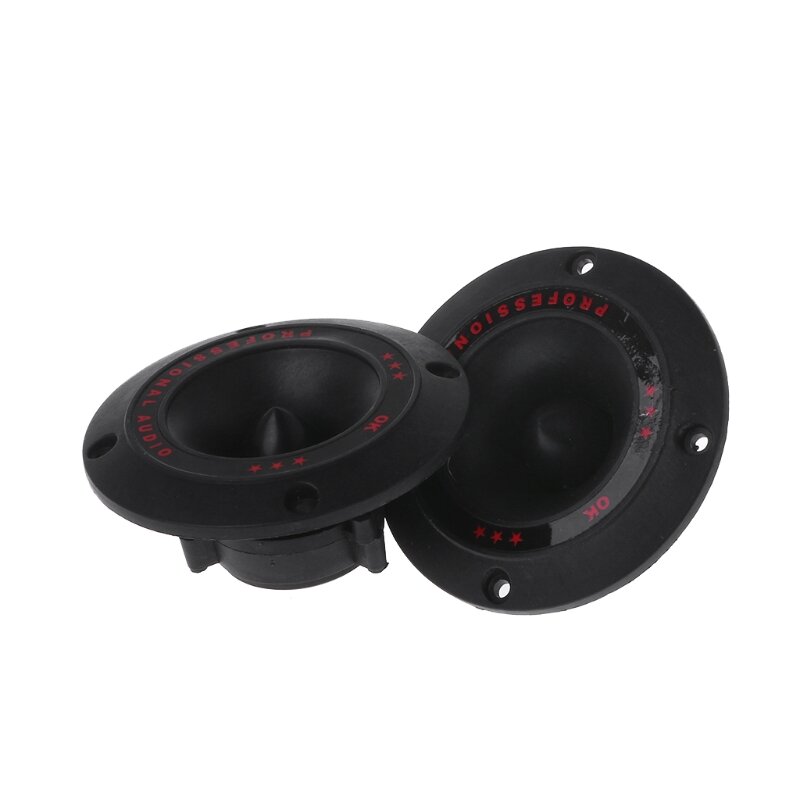 PA/DJ-tweeters met een diameter 97 mm Zwarte audioluidspreker Hoogwaardig ABS-materiaal