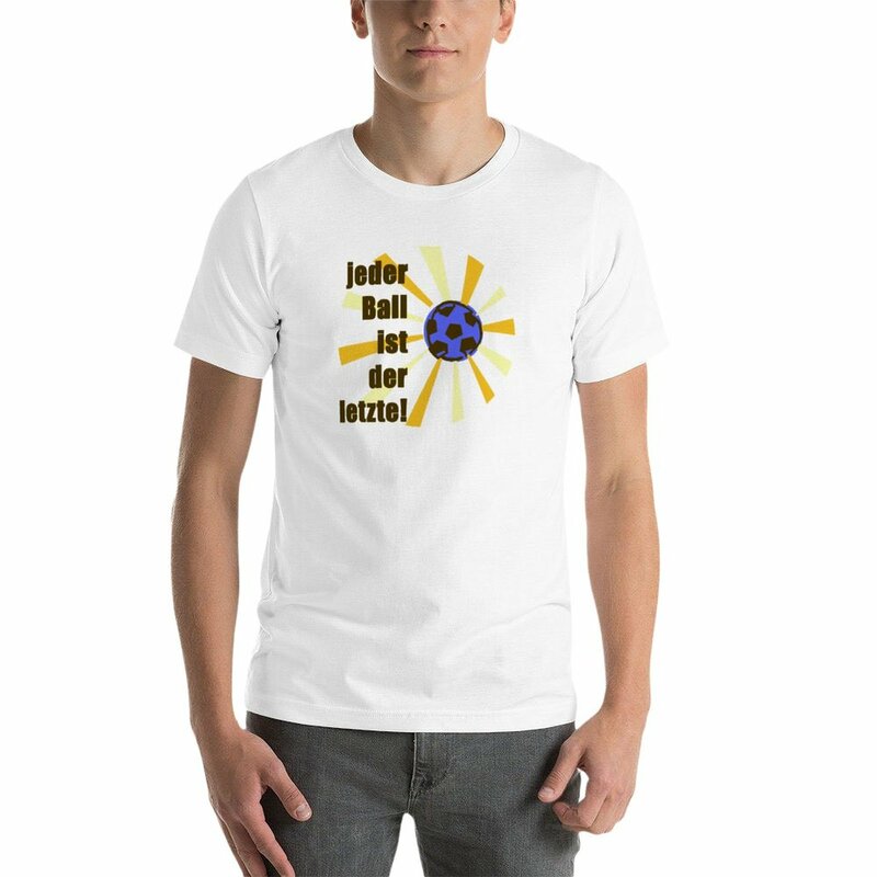 Nieuwe Jeder Ball Ist Der Letzte! T-Shirt Zwart T-Shirt Vintage T-Shirt Heren Grafische T-Shirts Grappig