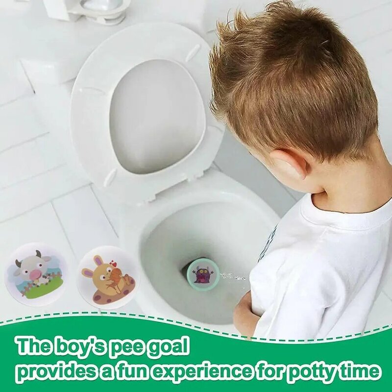 5PCS adesivo per toilette che cambia colore vasino per bambini vasino per toilette cambia colore adesivo per wc vasino sedile adesivo magico