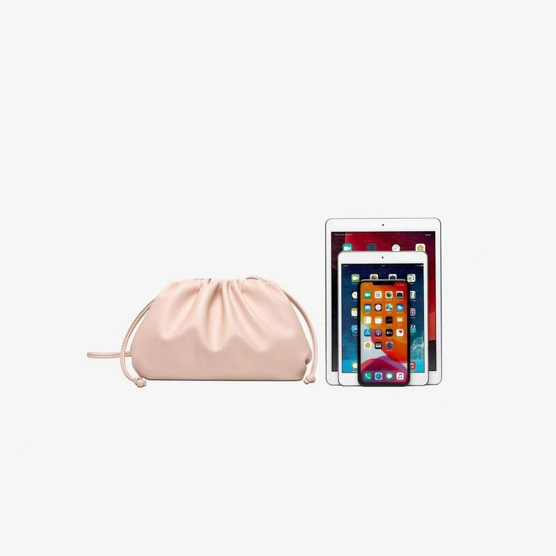 여성용 합성 가죽 Y2k 클라우드 작은 핸드백 색상 부드러운 만두 어깨 크로스 바디, 유명 럭셔리 브랜드 디자이너, 여성 B