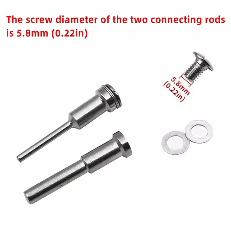 3.17mm 6mm Steel High Quality Mandrel Dremel Screw Mandrel Shank Cut-off Wheel Dremel Mandrel for Dremel Rotary Tool