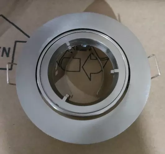 Высококачественные круглые алюминиевые держатели ламп, фотоэлемент для потолочного светильника GU10, фотоэлемент для точечного светильника MR16, рамная арматура