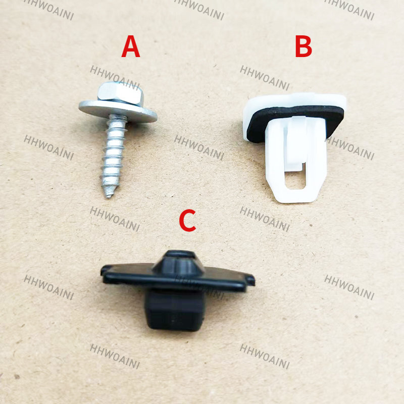 For Toyota Camry Crown highlanderRAV4 Bumper Dash Panel Accessories Self-Tapping Screw Clip