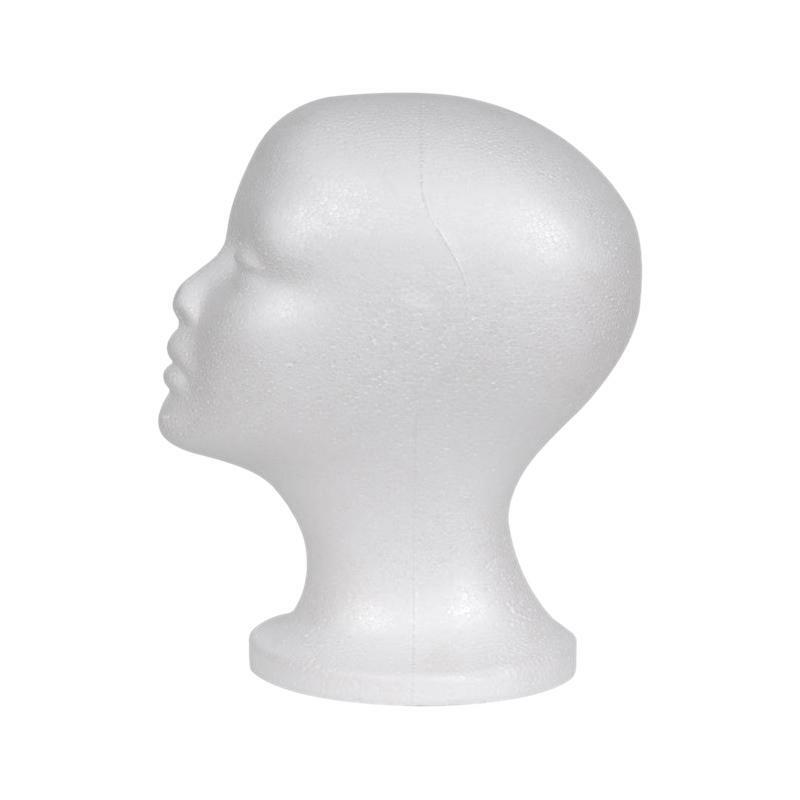 3xweibliche Schaum Schaufenster puppe Kopf Display halter leicht für für zu Hause Salon