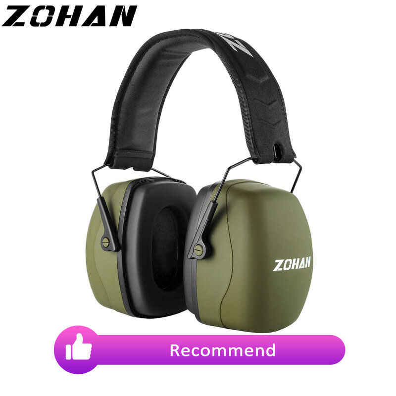 ZOHAN-orejeras de seguridad para tiro, Protector auditivo pasivo, protección auditiva, alta reducción de ruido, SNR 35dB, para rango de pistola