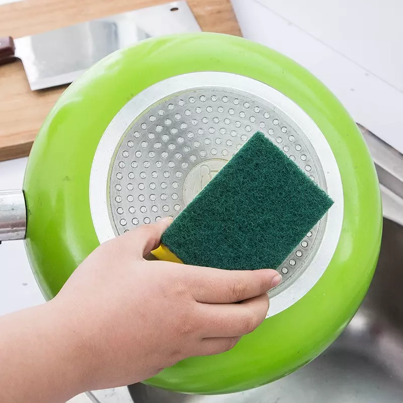 1557 sponge scrub the magic wipe cloth scouring pad cotton sponge brush single-chip