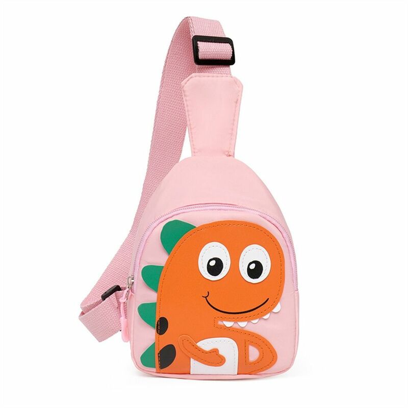 Mini Toddler Shoulder Bags Fashion Nylon Small Children's Bags Cartoon Dinosaur Chest Bag for Outdoor Travel