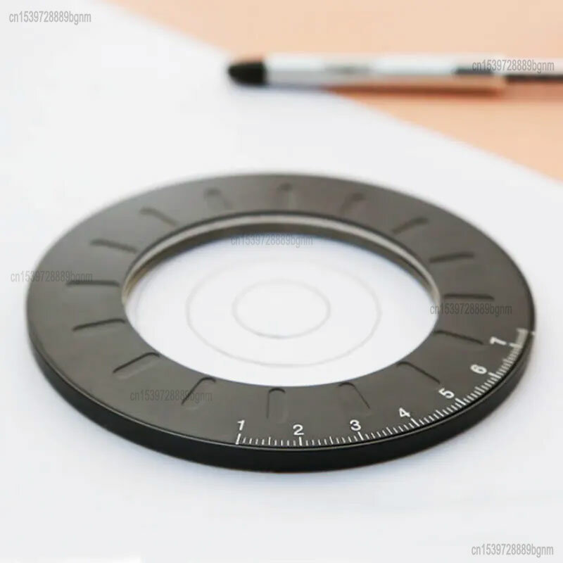 Креативная круглая Гибкая линейка для рисования, компас 304 из нержавеющей стали, многофункциональный регулируемый измерительный инструмент из металла