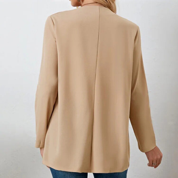 2023 модные осенне-зимние женские куртки с длинным рукавом, пальто, повседневные ветрозащитные пальто