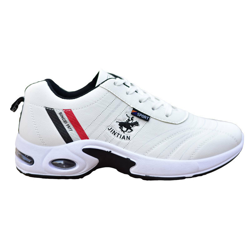 Merk Heren Sneakers Luchtkussen Hardloopschoenen Voor Heren Platform Sport Ademende Leren Schoen Gevulkaniseerde Schoenen Zapatos De Hombre
