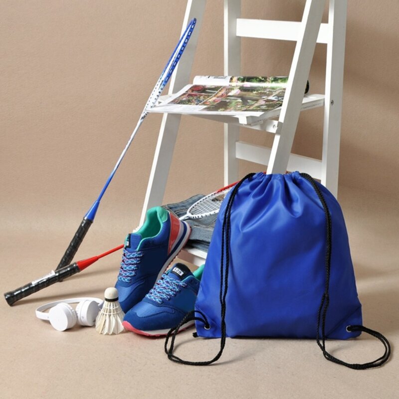 Сумка на шнурке, сумка через плечо унисекс для плавания, большой спортивный рюкзак, рюкзак на шнурке, водонепроницаемые спортивные мешки для школы